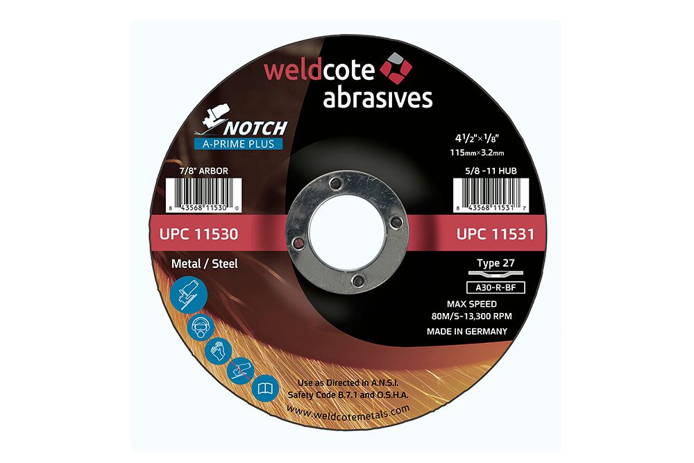 right-angle-grinder-wheels-notch-a-prime-plus, resin-bonded-abrasives